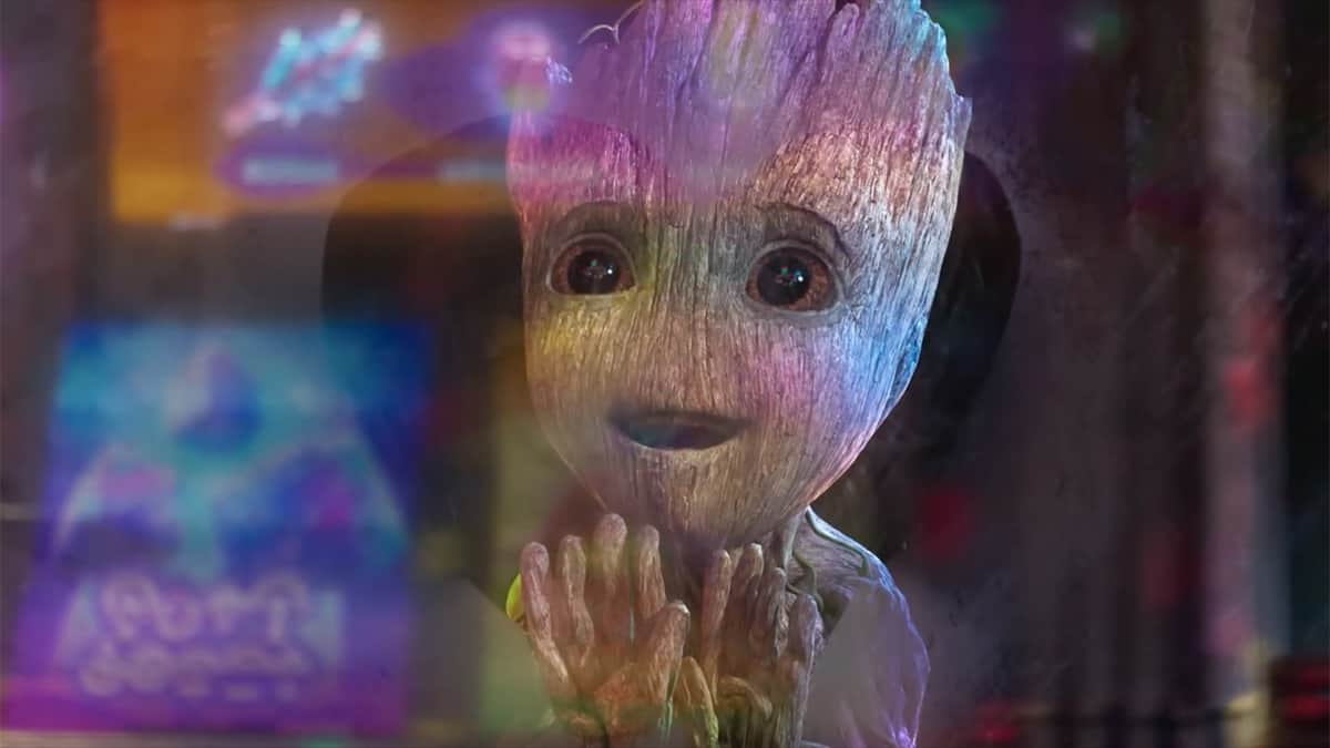 Cena do trailer da segunda temporada da série "Eu Sou Groot"