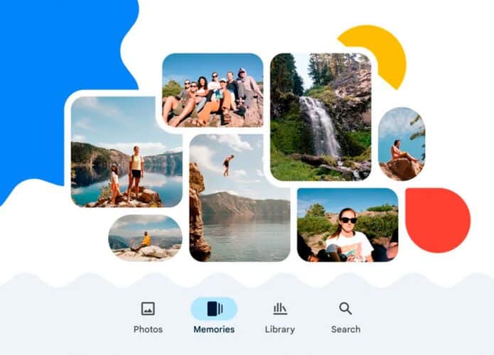 Montagem com novo scrapbook no Google Fotos
