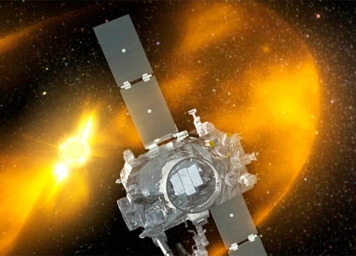 Ilustração da nave STEREO-A da NASA