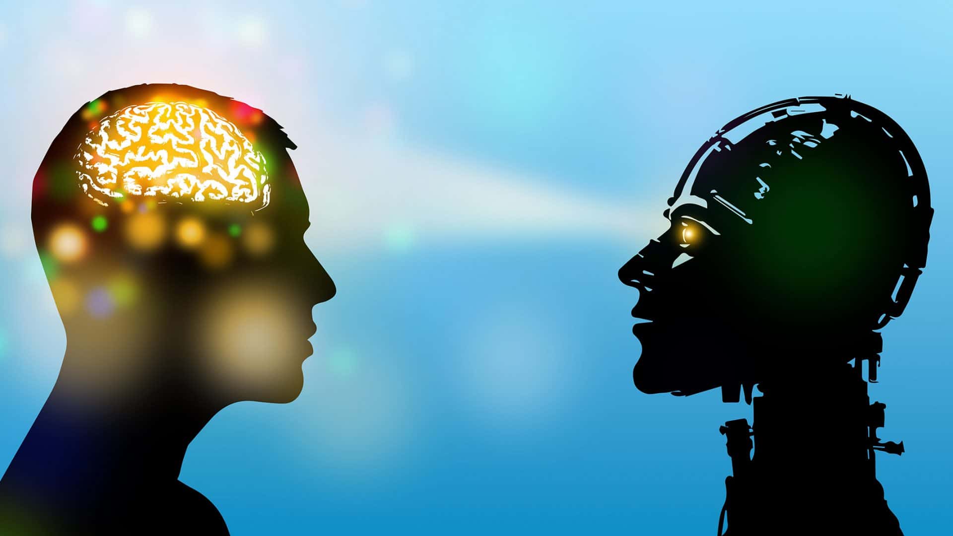 Ilustração representando a leitura de pensamento pela Inteligência Artificial