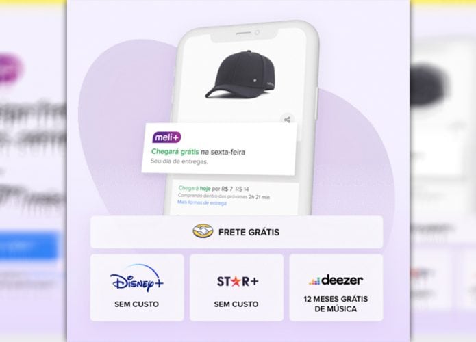 Captura de tela da página do Meli+ do Mercado Livre