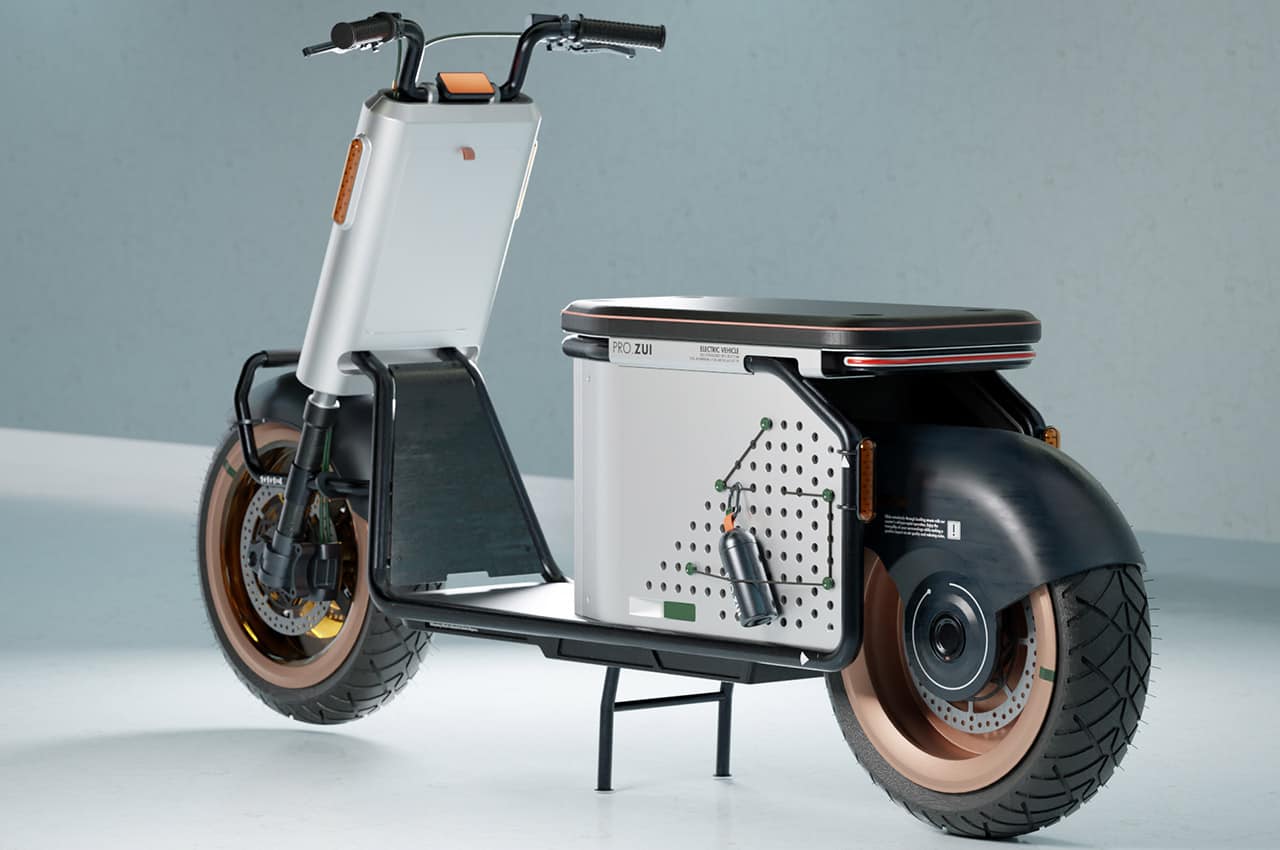 Elegantes E Scooter Als Prmie Ebenbildnull