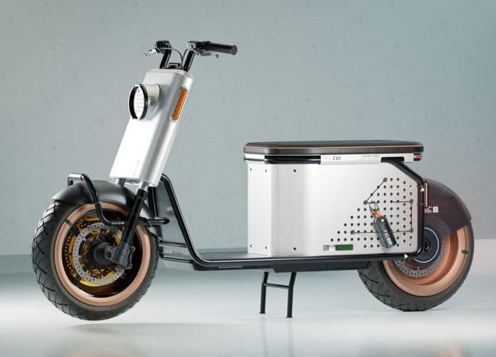 A Pro.Zui é uma scooter elétrica minimalista e elegante
