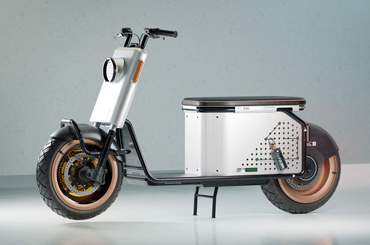 A Pro.Zui é uma scooter elétrica minimalista e elegante