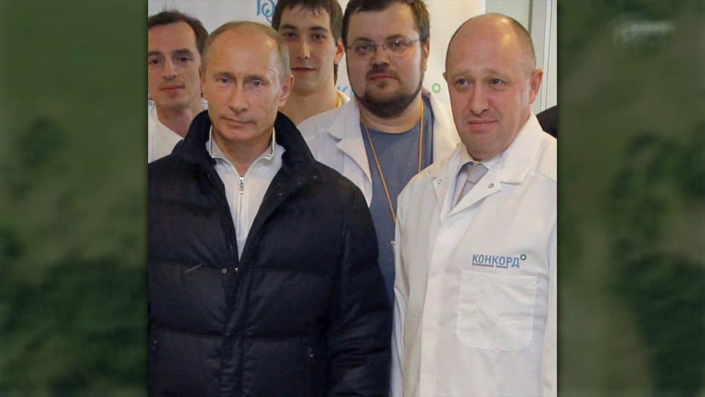 Vladimir Putin e Yevgeny Prigozhin