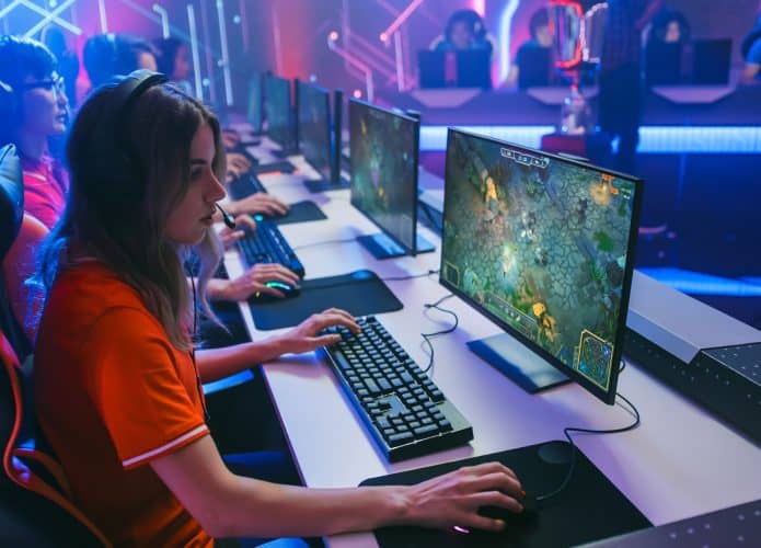 Gamer participa de campeonato
