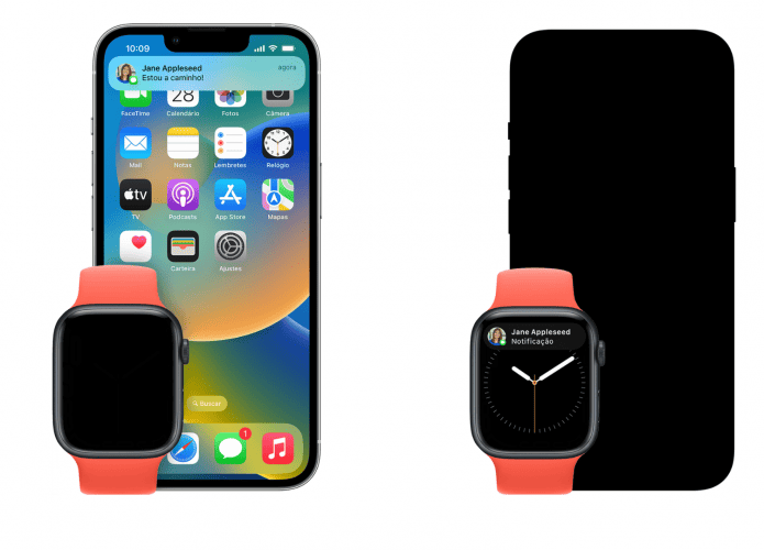 Imagem mostrando o Apple Watch