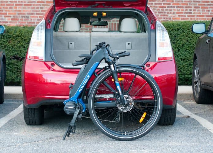 A Montague M-E1 é a primeira e-bike dobrável do mundo em tamanho real