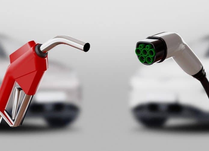 evs carros a gasolina