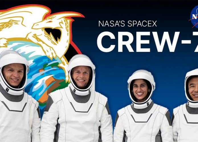 tripulacao-spaceX-Crew-7-destaque-695x500