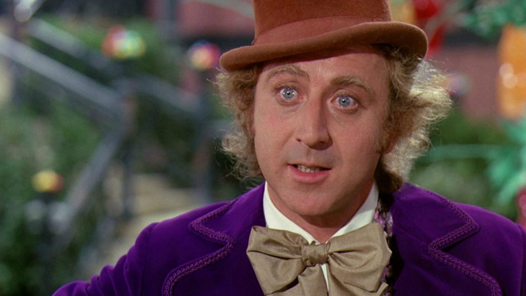 willy wonka de a fantástica fábrica de chocolate de 1971