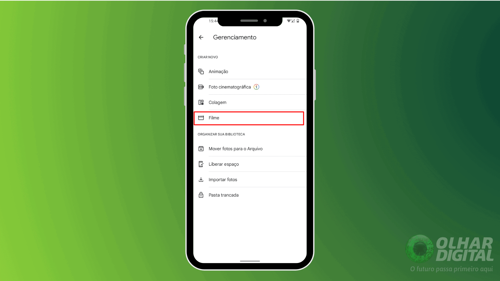 4 - Como fazer vídeo com fotos no celular