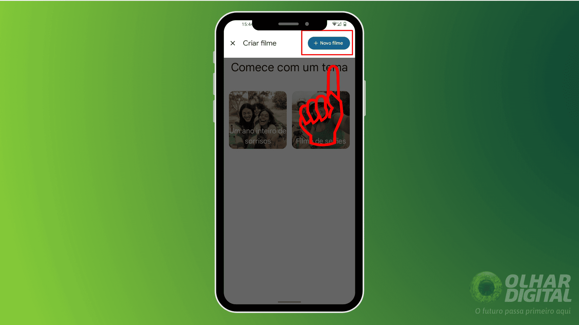 5 - Como fazer vídeo com fotos no celular