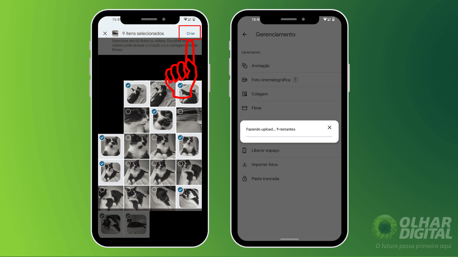 6 - Como fazer vídeo com fotos no celular