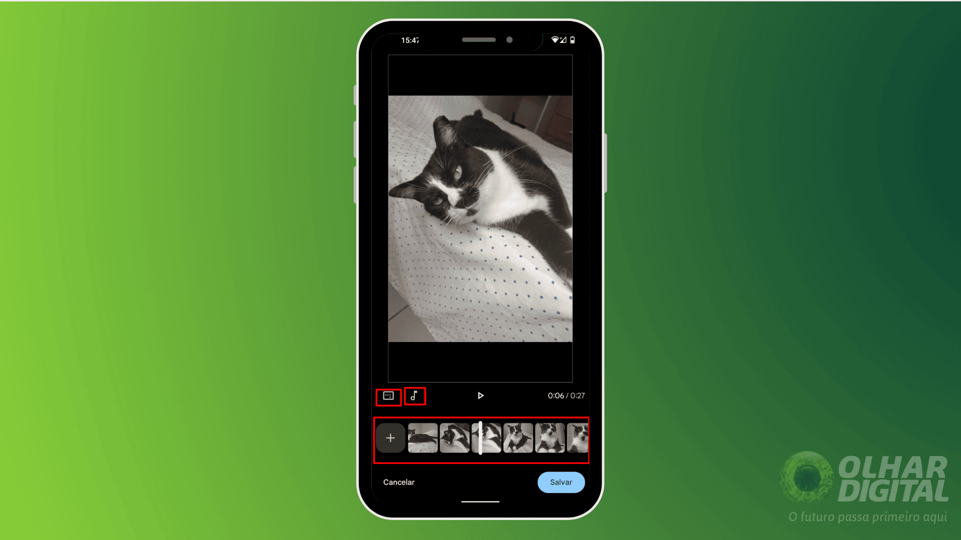 7 - Como fazer vídeo com fotos no celular