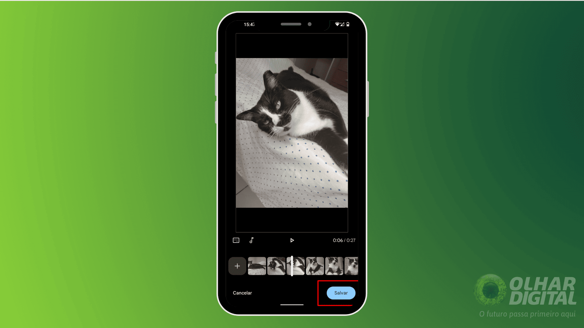 8 - Como fazer vídeo com fotos no celular