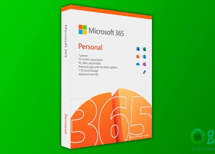Montagem com Microsoft 365 Personal em promoção na Amazon