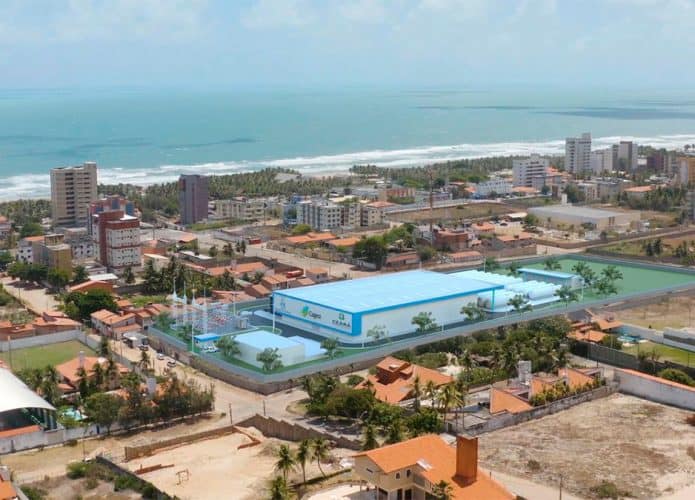 Usina dessalinização água em Fortaleza