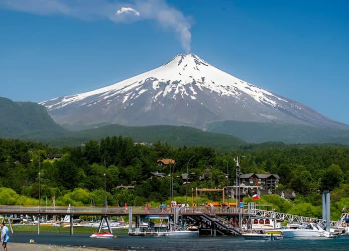 Foto do Vulcão VIllarrica