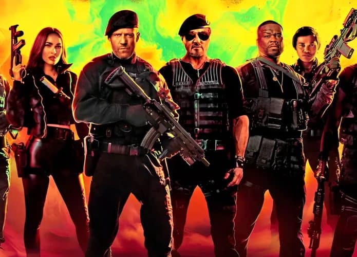imagem com os personagens de os mercenários 4