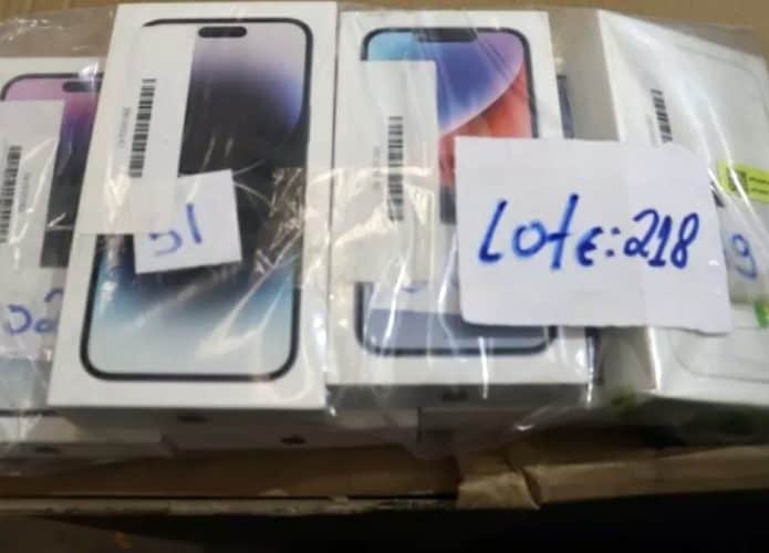 Leilão da Receita têm iPhones e celulares Xiaomi