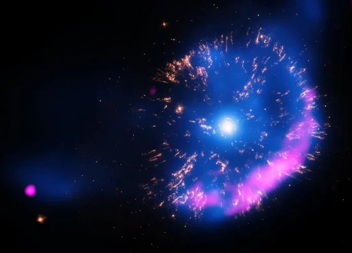 A ultima vez que a nova T CrB explodiu foi a quase 80 anos, mas quando acontecer de novo será algo parecido com isso (Credito: Goddard/NASA)