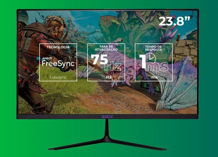 Monitores em oferta