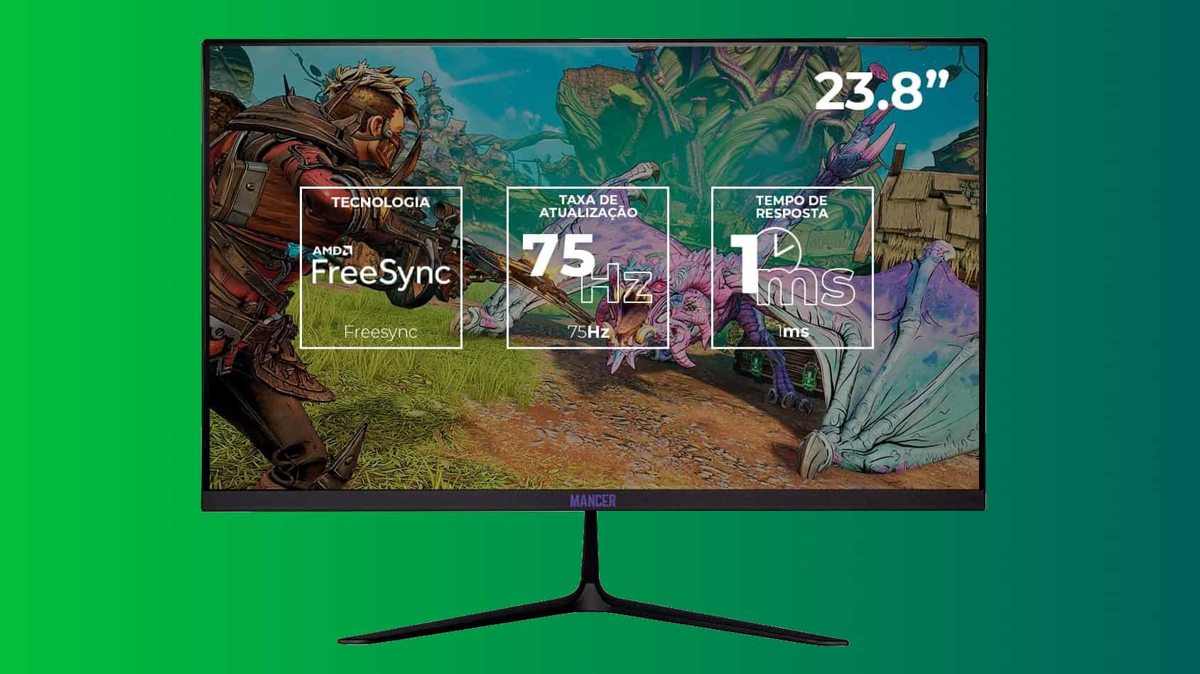 Monitores em oferta