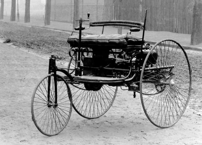 O Benz Patent-Motorwagen é reconhecido como o primeiro carro do mundo