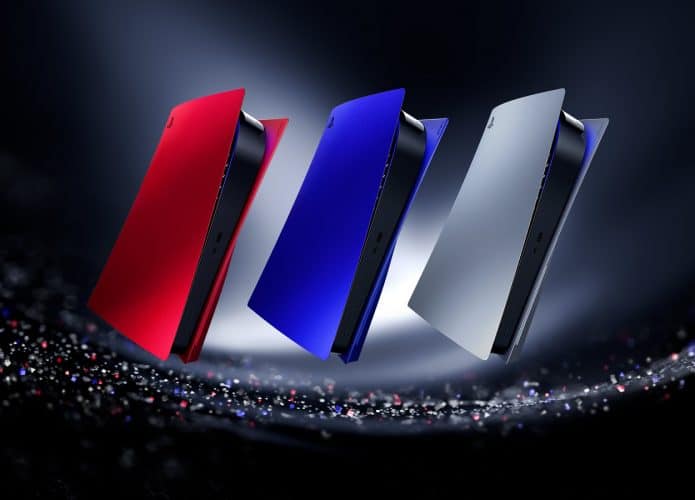 Novas opções de cores para a tampa do PS5