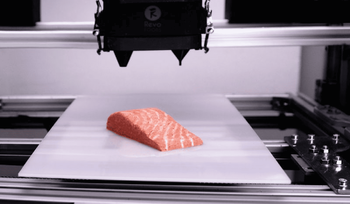 Vontade de provar algo novo? Experimente um salmão vegano impresso em 3D