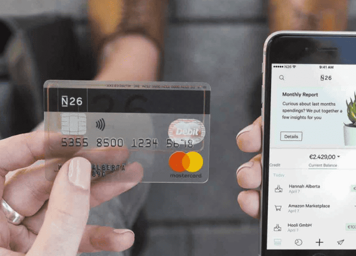 1 - cartão e app do n26