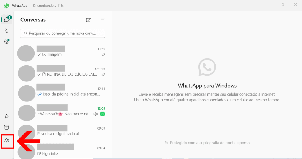 Como apagar todas as conversas do WhatsApp