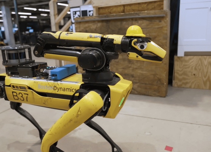 Spot é guia robô com ChatGPT (Imagem: divulgação/Boston Dynamics)