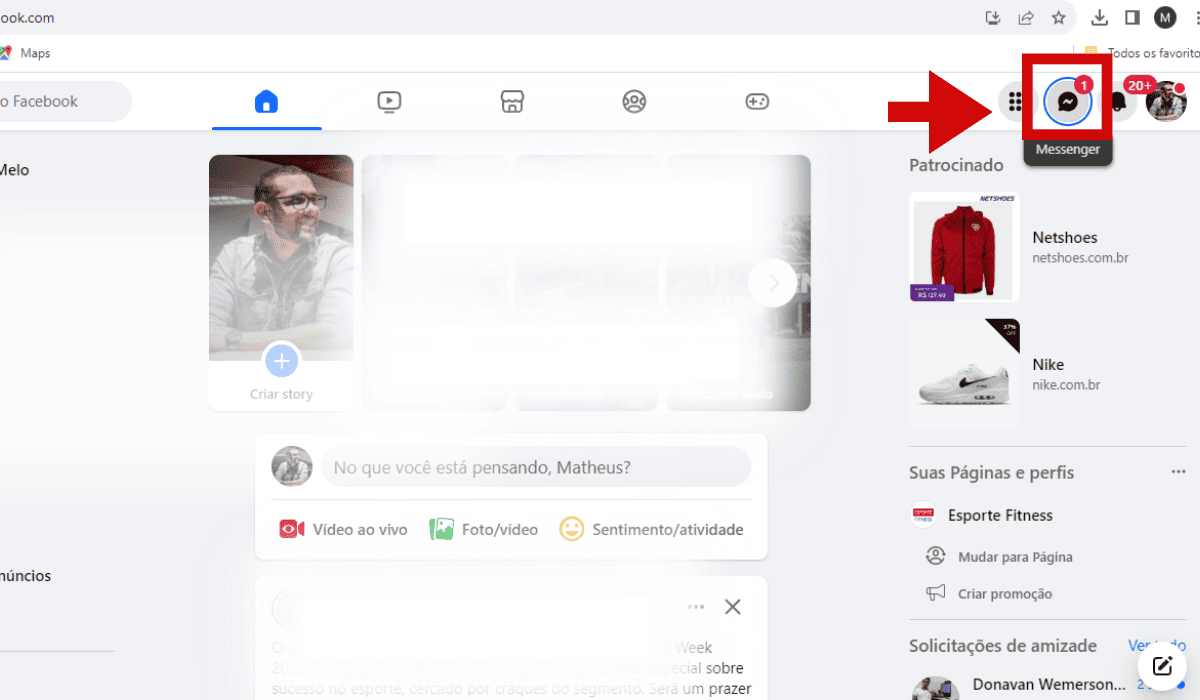 Passo a passo desativar status online