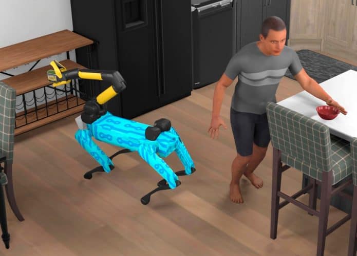 Captura de tela de treinamento de IA para mundo real