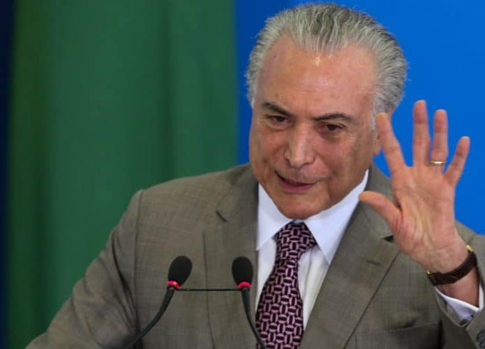 Michel Temer em evento