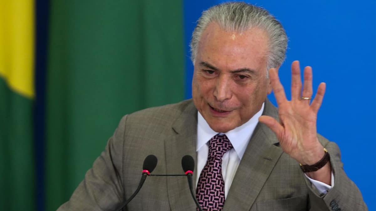 Michel Temer em evento