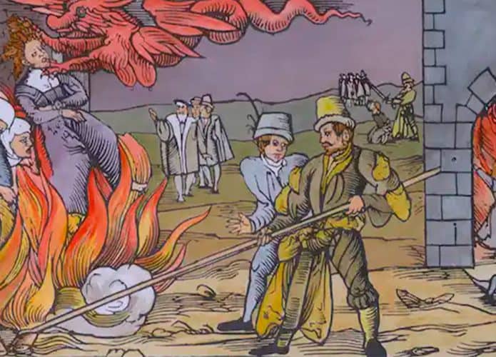 Ilustração sobre bruxaria
