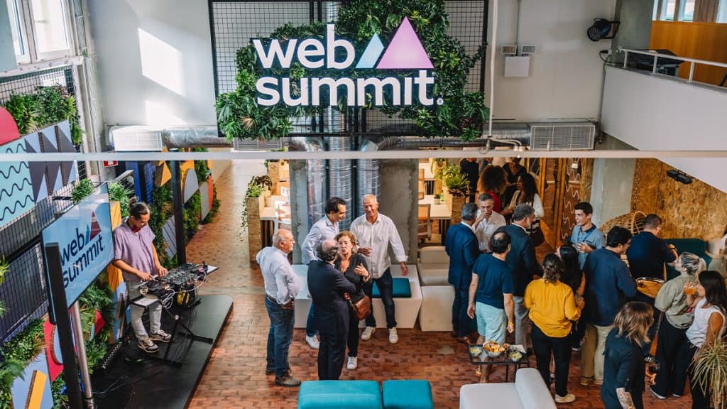 Pessoas no evento Web Summit
