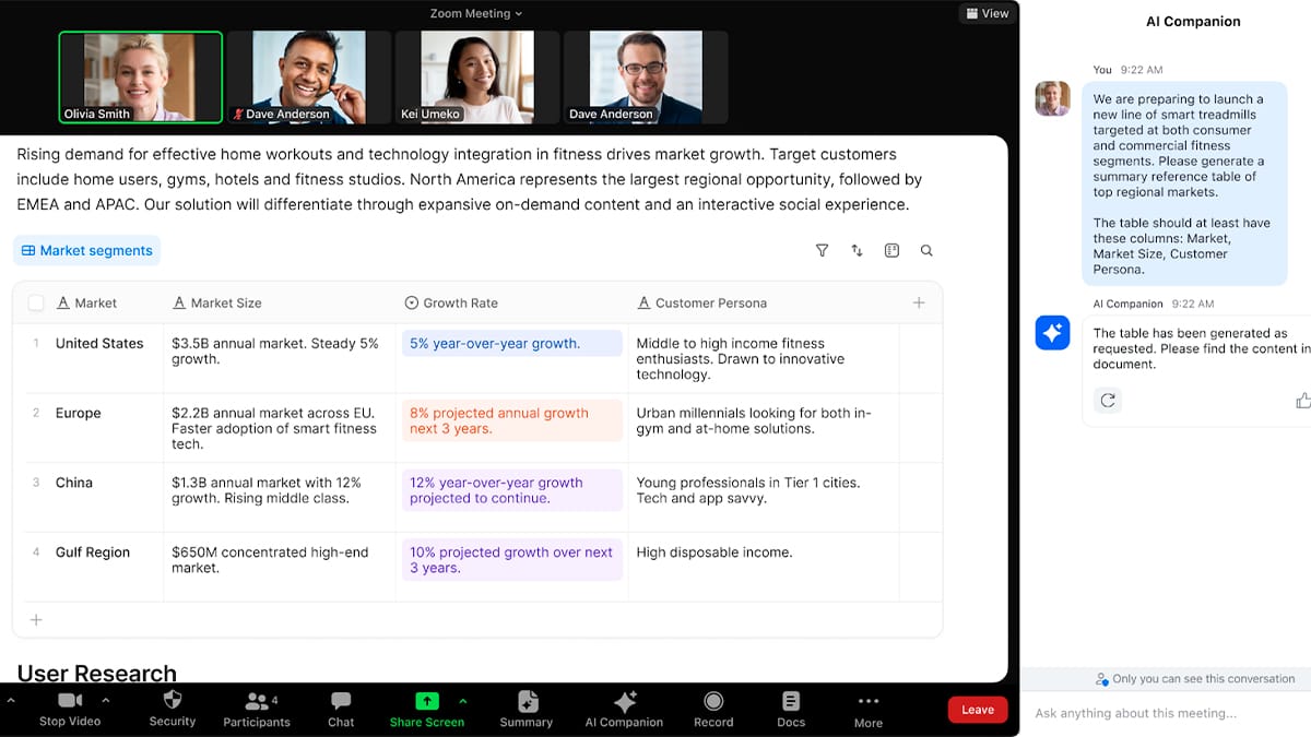 Zoom lança Docs para você não trocar de app na hora de anotar