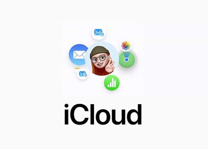 Imagem mostrando o símbolo do iCloud