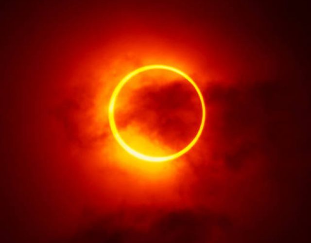 Annular,Eclipse,Photographed,In,Tokyo,In,2012,(using,Infrared,Filter)