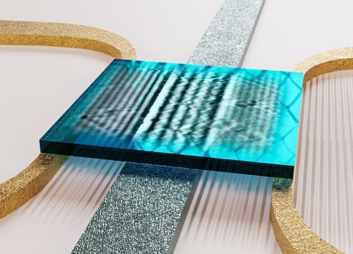 Ilustração do experimento que permitiu controlar as ondas de ímã