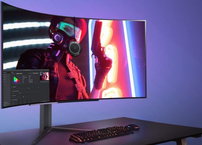 LG Ultragear Curvo OLED 45GR95QE-B (Imagem: divulgação/LG)
