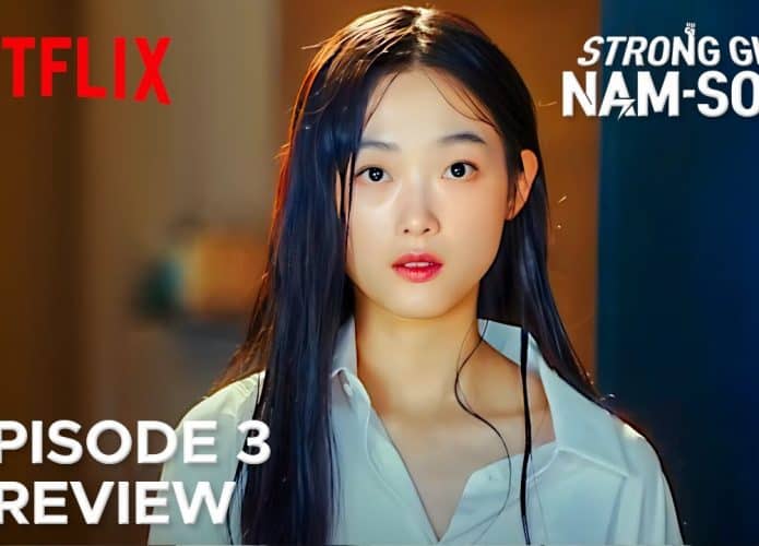 Cena mostra atriz coreana em cena de dorama