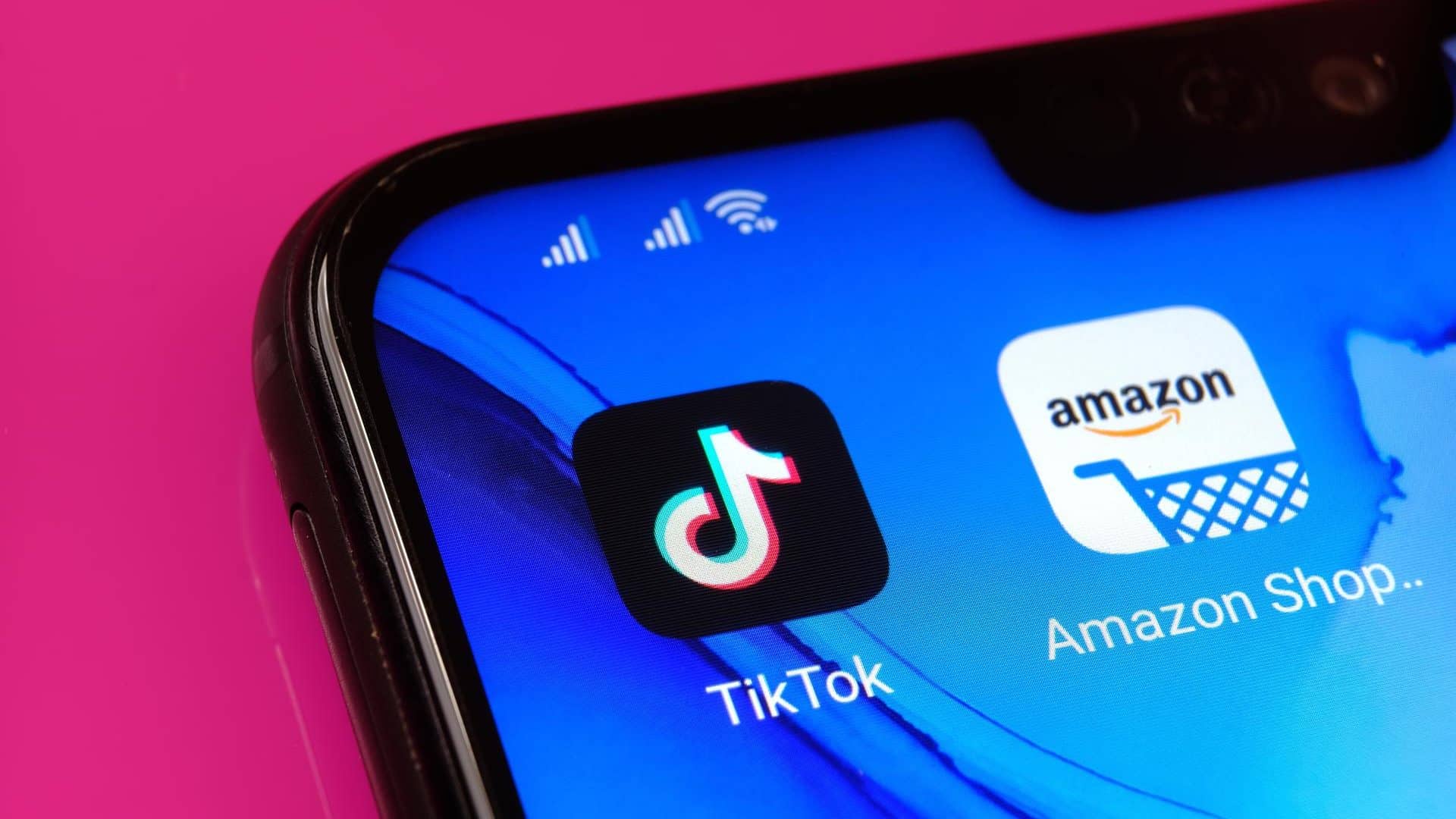 TikTok e Amazon
