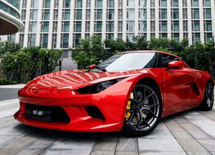 O SC-01 é um esportivo potente criado pela startup chinesa Gongjianpai Auto Technology