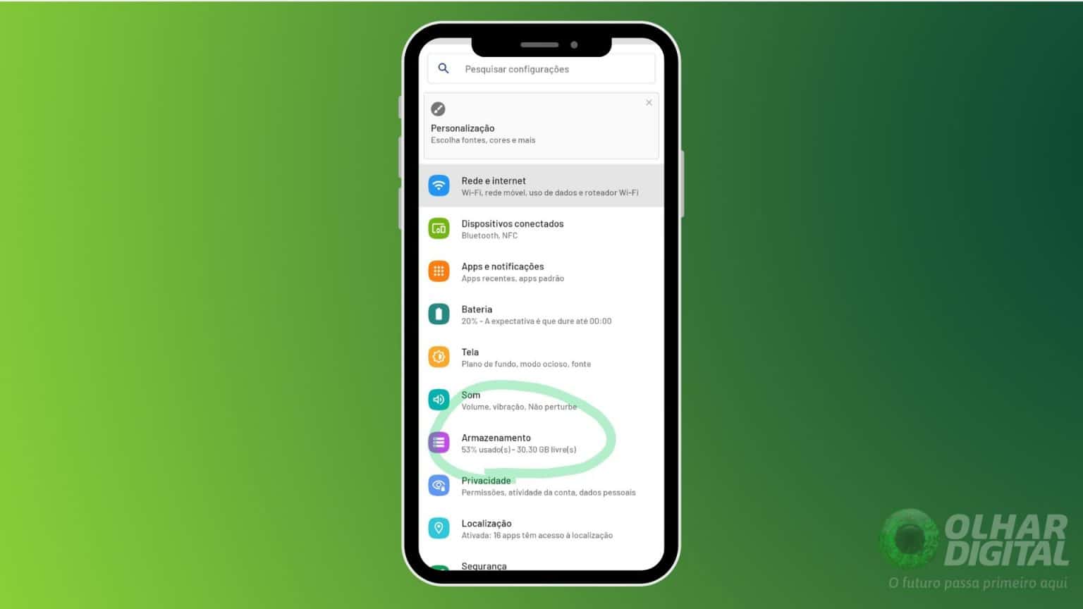 Como analisar e limpar armazenamento interno do celular Motorola