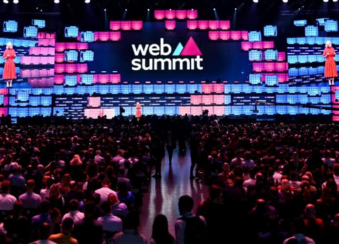 Palco do evento Web Summit Lisboa 2023